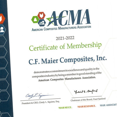 ACMA certificate of membership