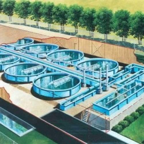 Rendering of an aquaculture facility