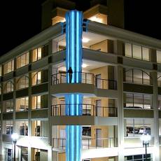 Light sculpture by David Griggs (Stockton, California)
