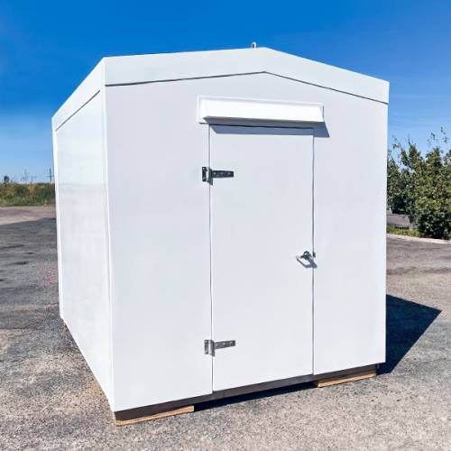 Insulated pump house made of FRP