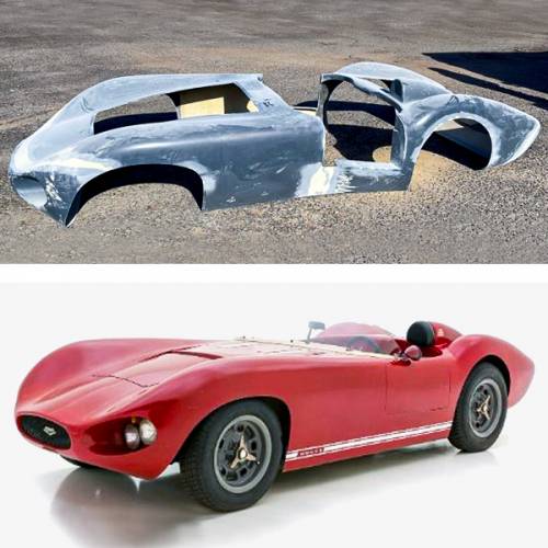 Custom fiberglass car body