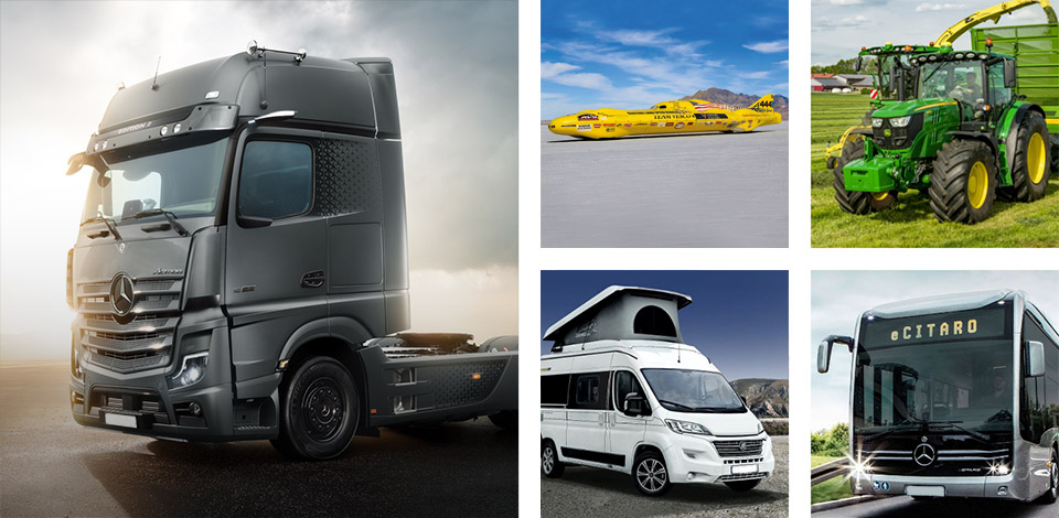 Commercial vehicles and mobile homes
